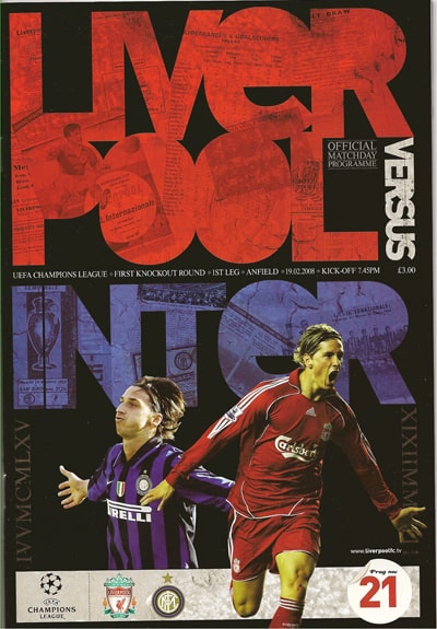 Liverpool FC v Internazionale/Inter Milan